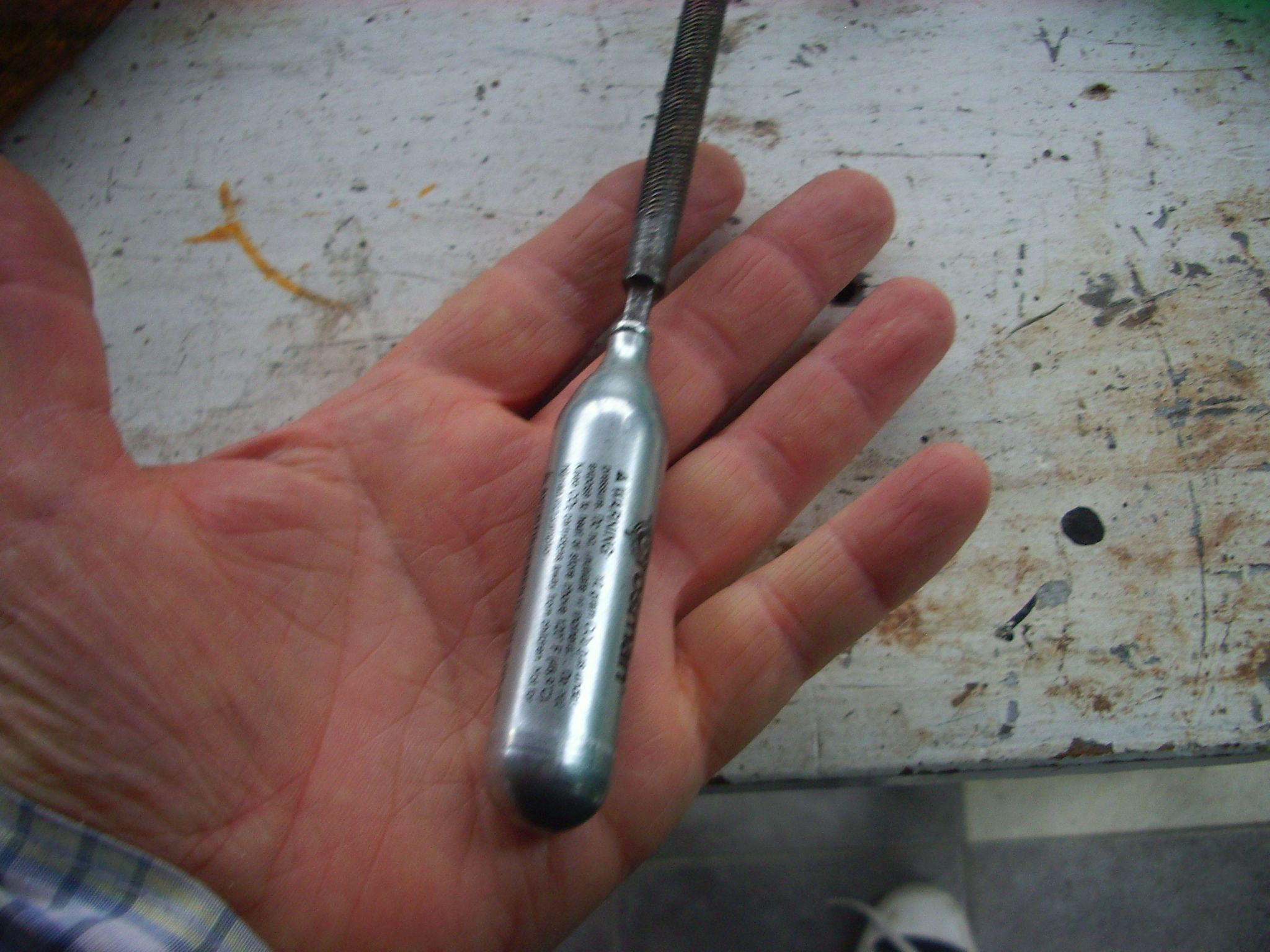 CO2 Cartridge File Handles (mango De Cartucho CO2)