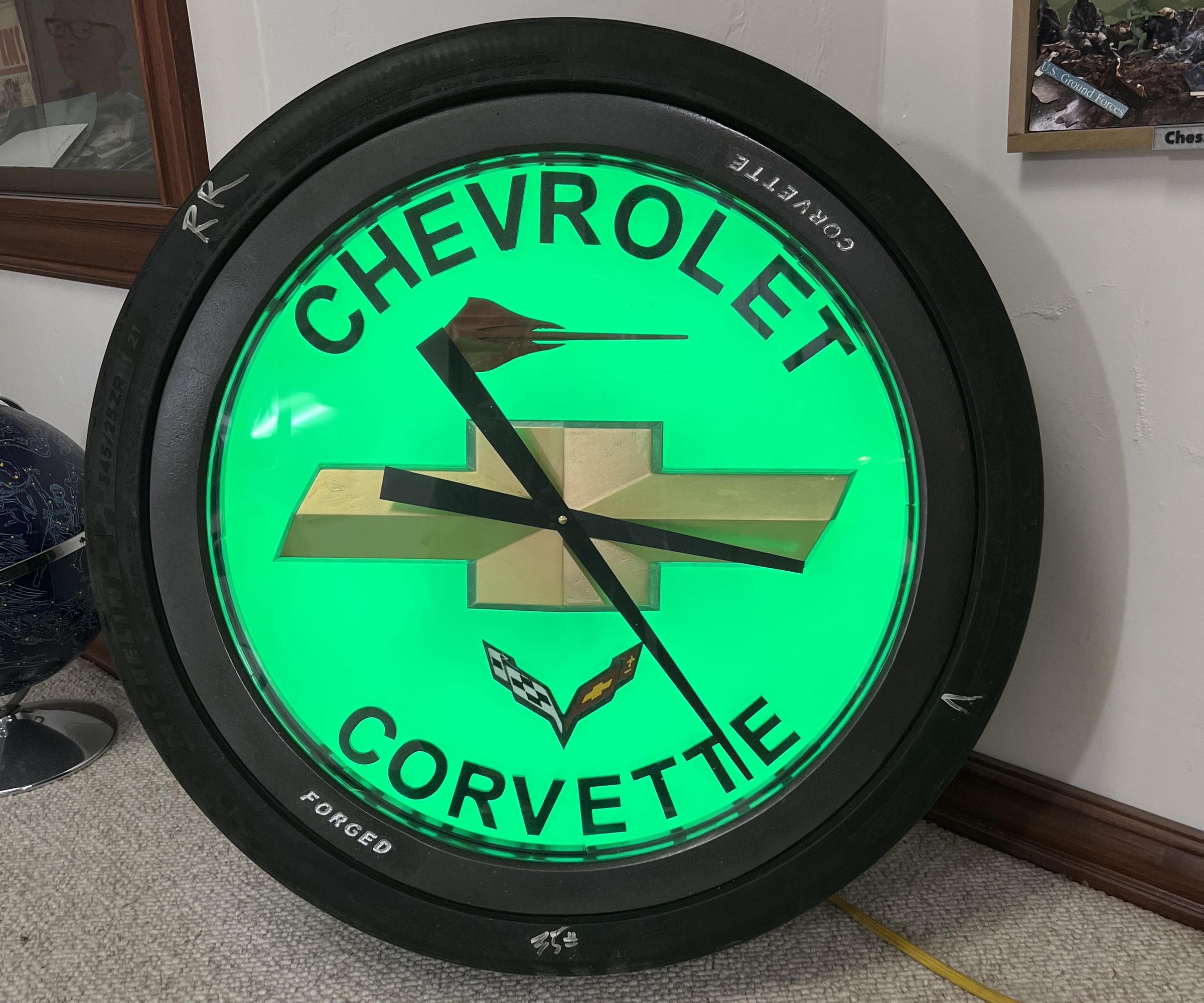 Corvette Z06 Tire Clock