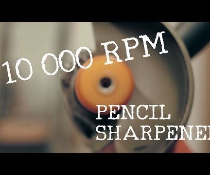 Angle Grinder Hack - 10 000 RPM Pencil Sharpener