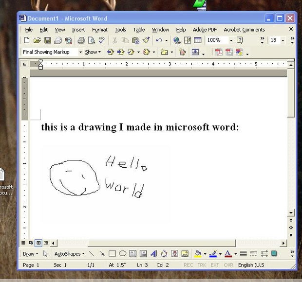 Drawing Directly In Your Word Processor 6 Steps Instructables Drawing Directly In Your Word Processor 6 Steps Instructables