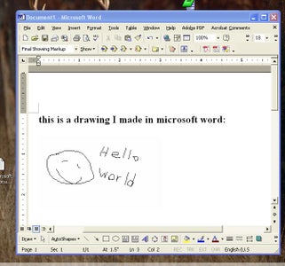 Drawing Directly in Your Word Processor