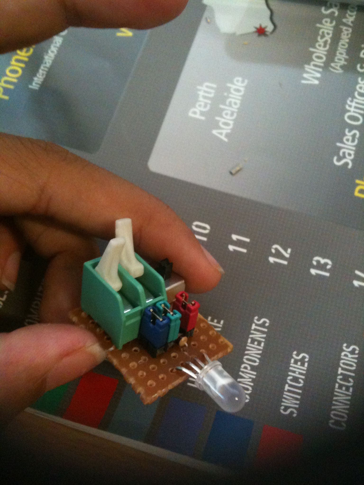 Selectable RGB Led From USB Power Source