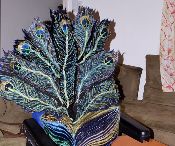 Peacock Struts and Scooter Slipcovers