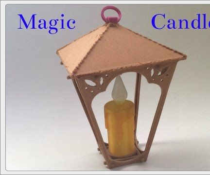 Magic Candle With a Kinetic Electric Generator (Fusion 360)