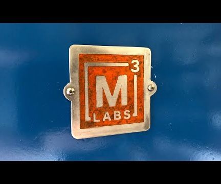 Custom Machine Badge From an Old License Plate