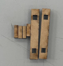 Desglose Del MDF Y Partes Del Cubo