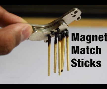 Amazing Matchstick Magnet Trick