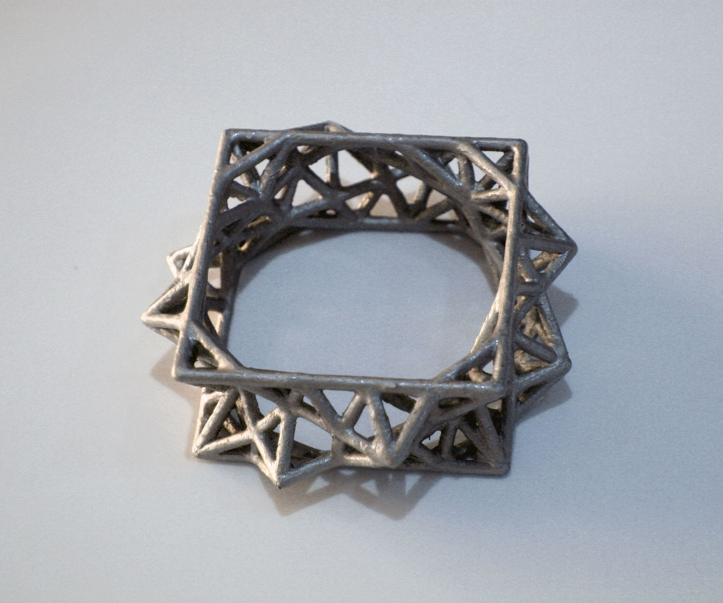 Electroplating 3D Printed Jewelry