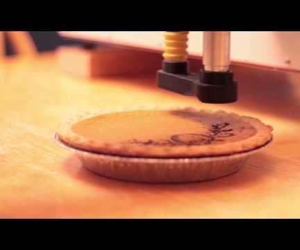 Laser Etch a Pumpkin Pie