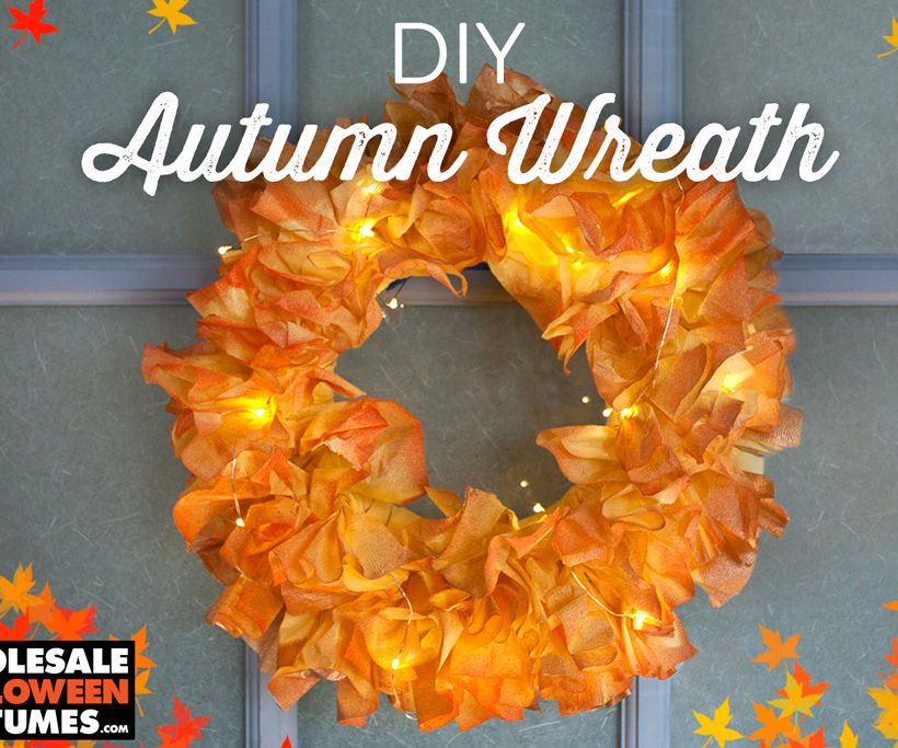 DIY Autumn Wreath - Wholesale Party Supplies
