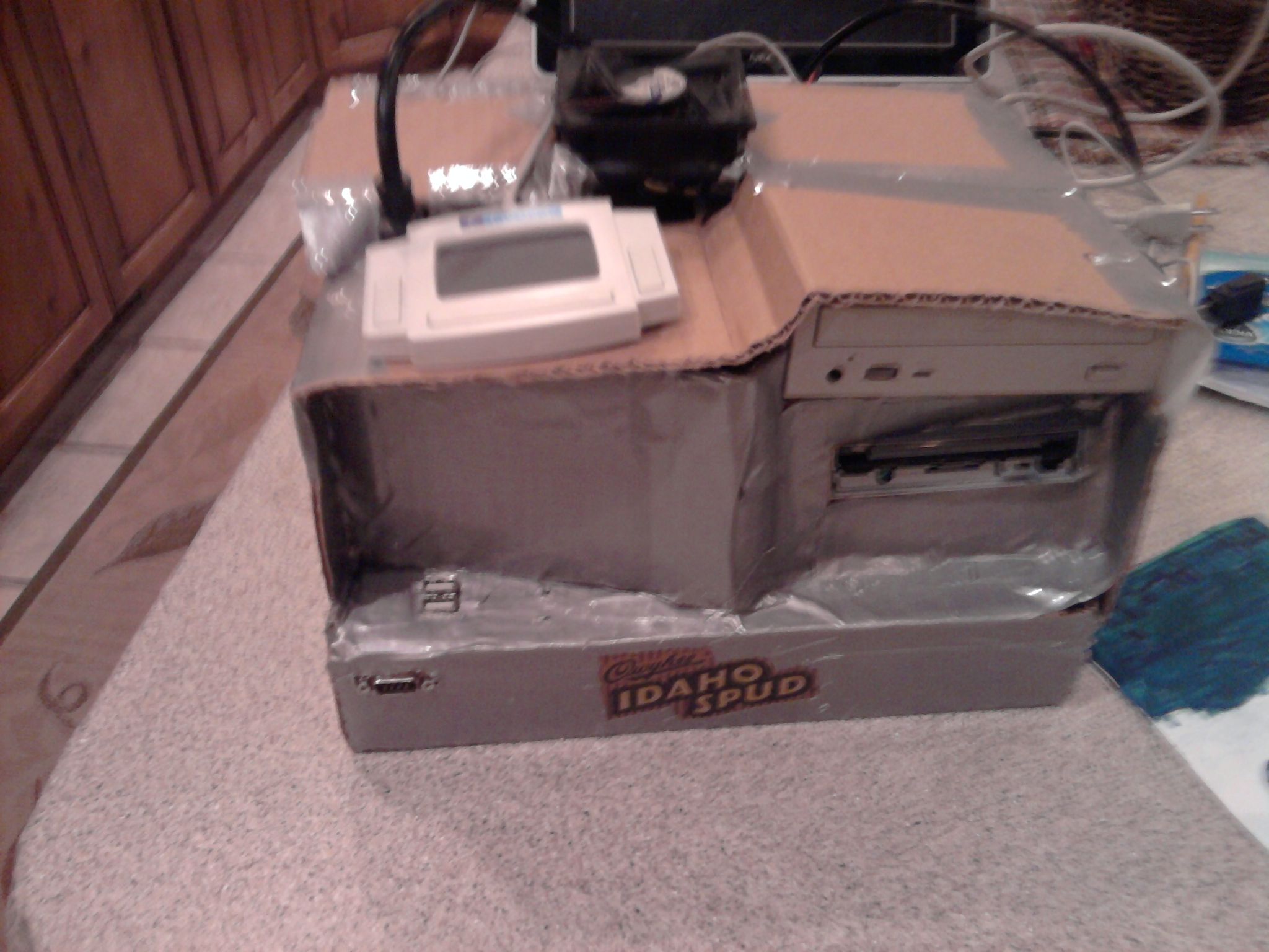 How to Make a Cardboard Computer (case) 8 Steps Instructables