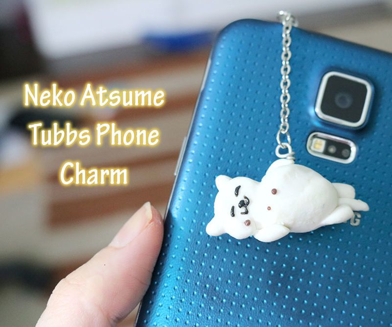 Tutorial: DIY Neko Atsume Phone Charm - Polymer Clay