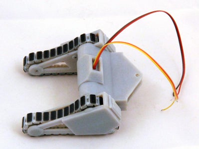 Robot Caterpillar Tank Treads, Johnny Five Style - 3D Print