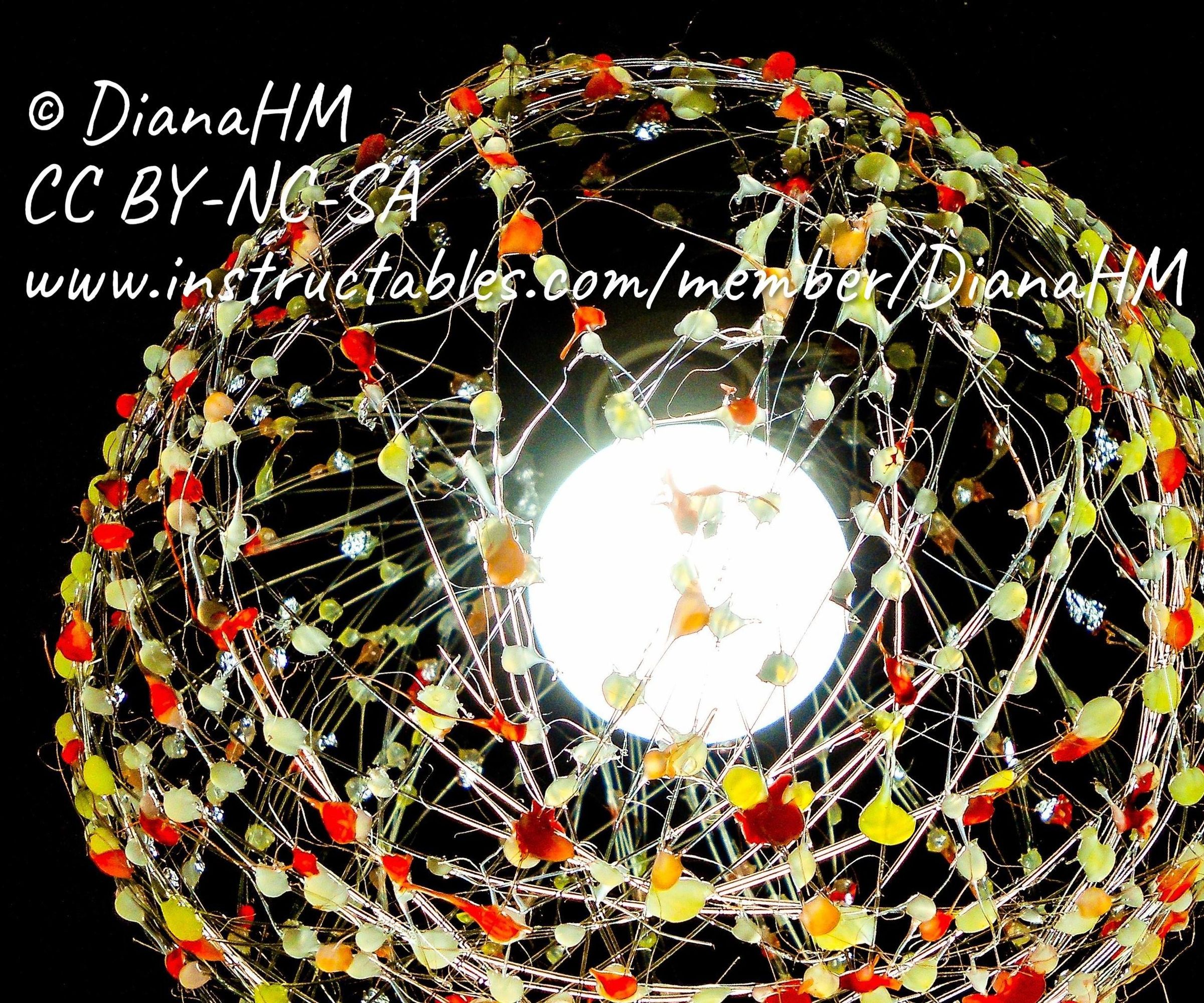 Hot Glue Airy Lampshade
