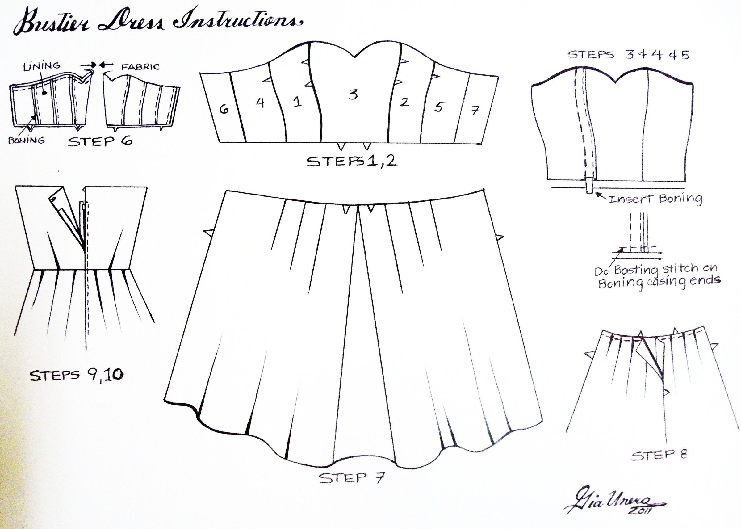 Tropical Sunflower Bustier Dress Creation Instructables