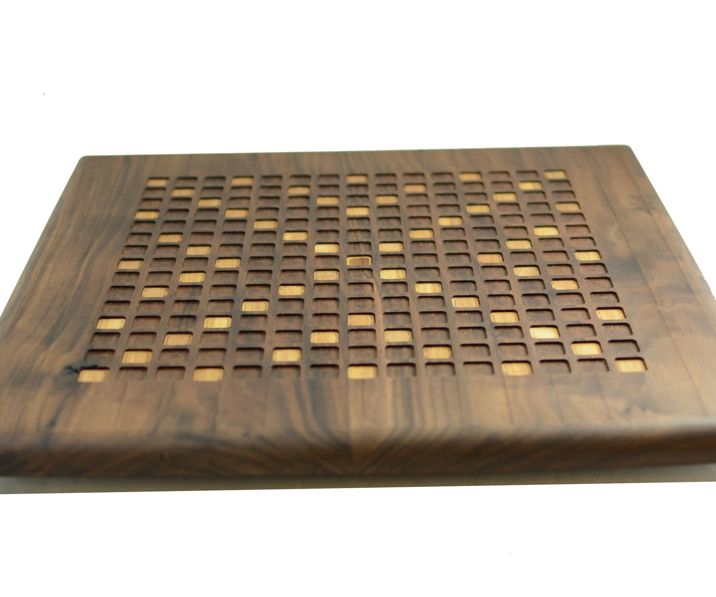 Hardwood CNC Scrabble Board