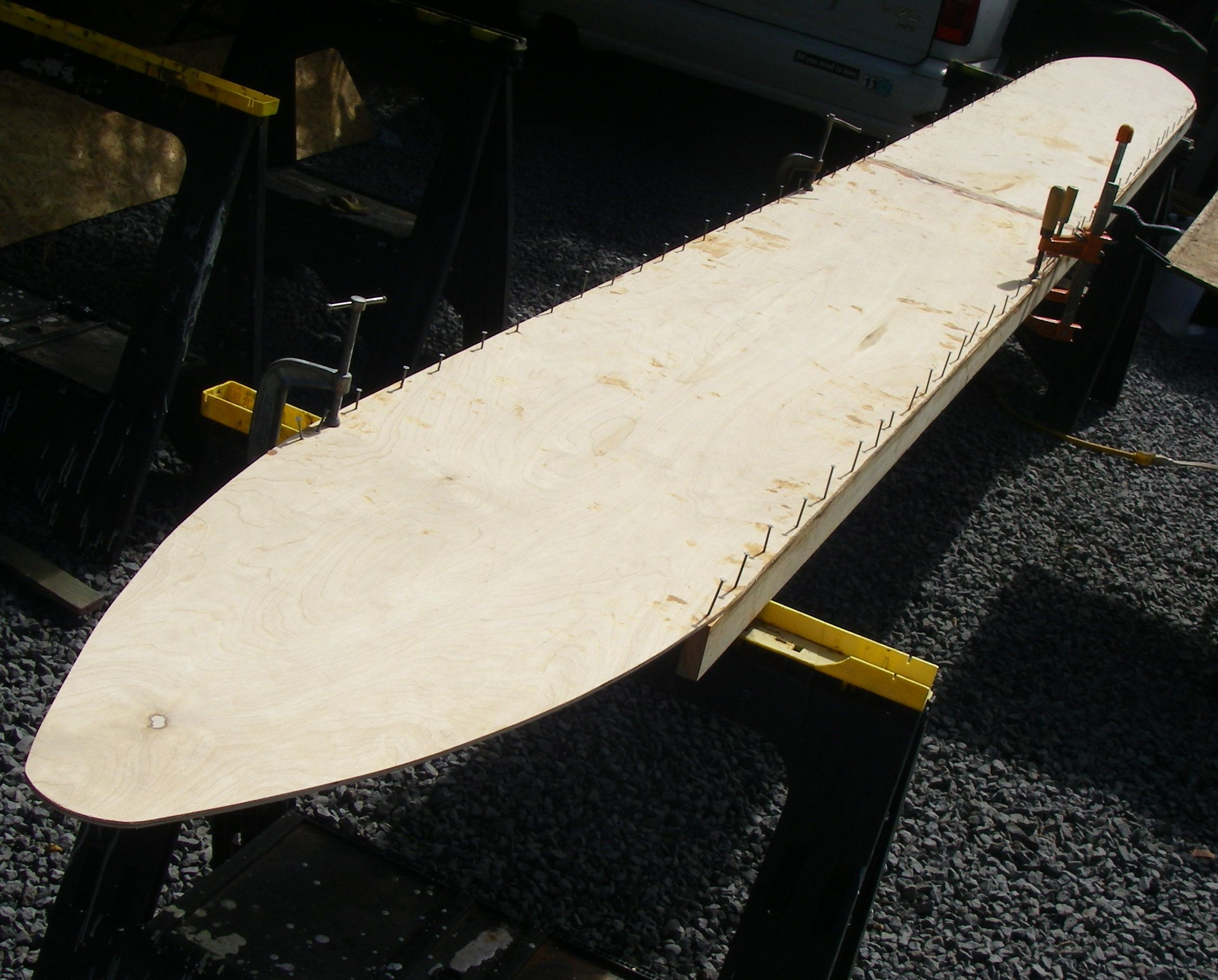 SkinOnFrame Outrigger Sailing Canoe. Chapter 1 Deck, Keel and