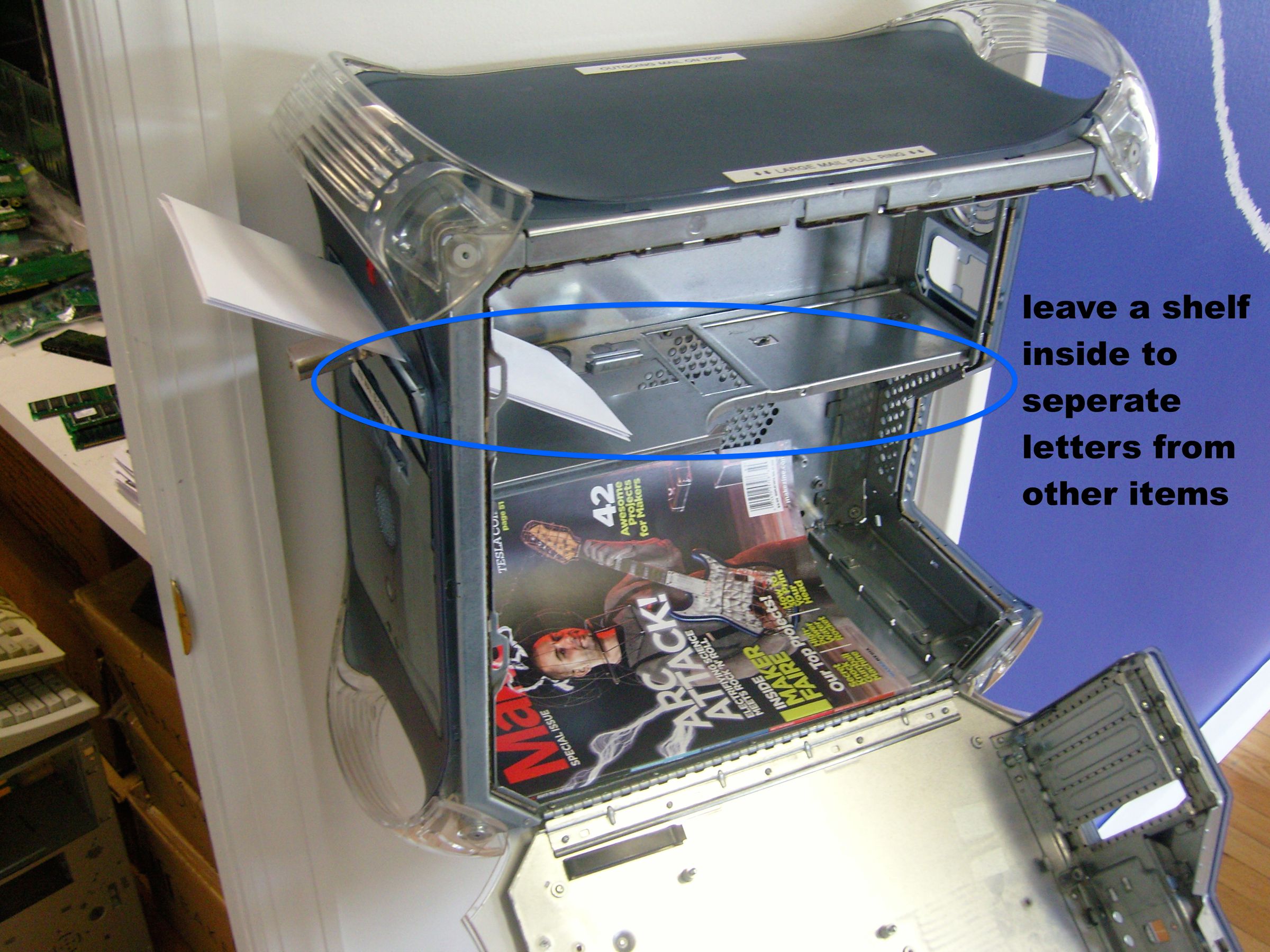 Turn Your Old Computer Tower Into a Uber Cool Mailbox. 5 Steps