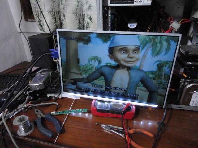 LCD Monitor With a LED Back Light