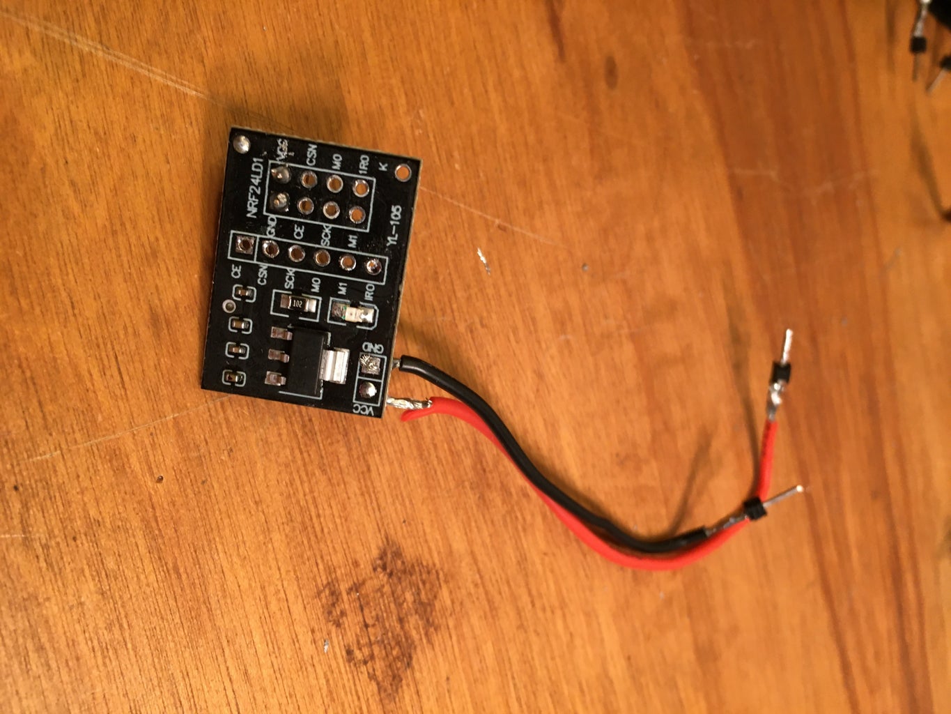 Preparation for Assembly: AMS1117 Voltage Regulator