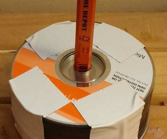 Pen/Pencil Holder From Old DVD/CDs