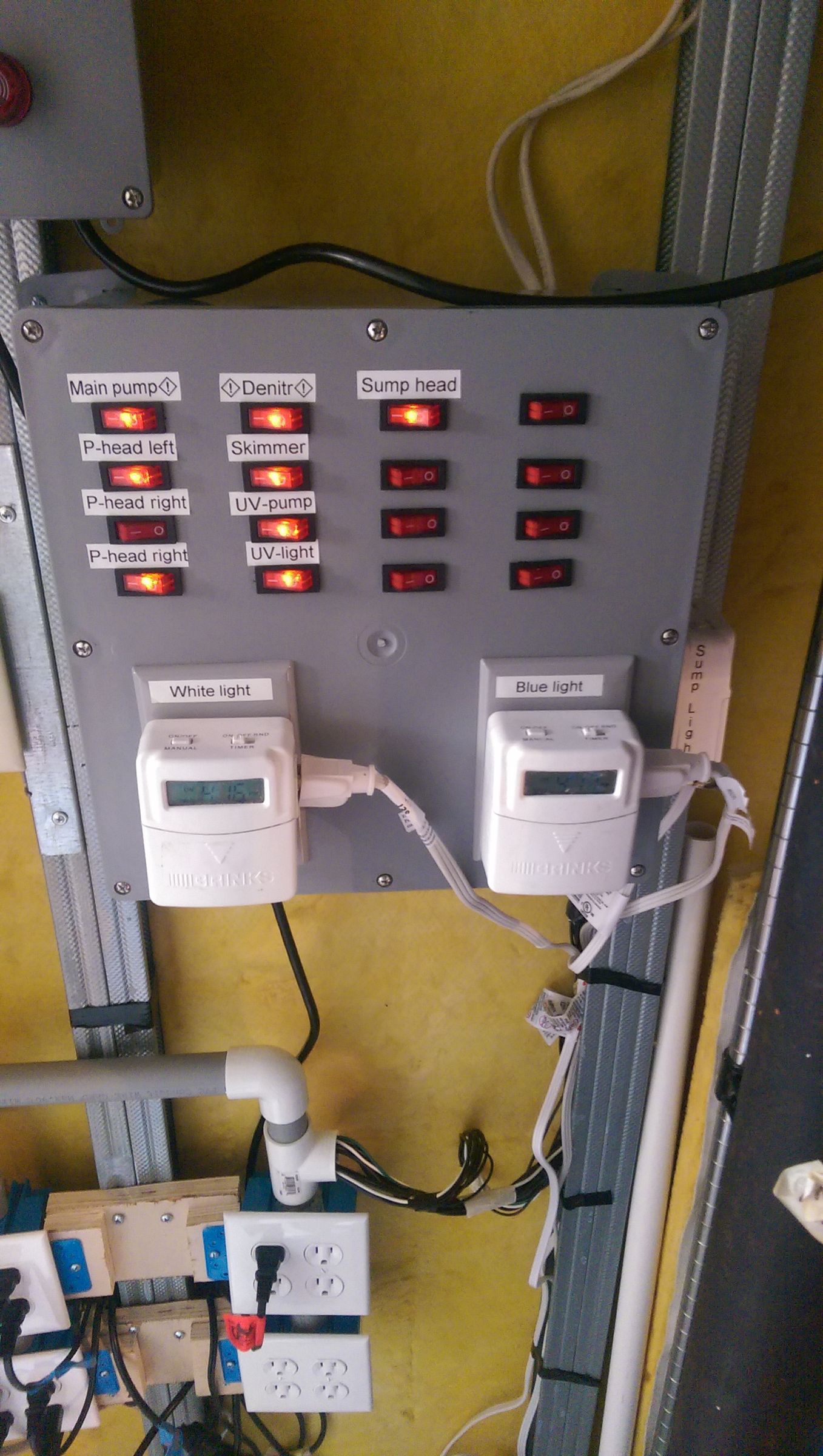 Outlet Control panel( w/ soldering guide) 