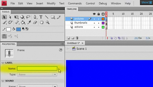 make presentation with flash Create a Photo Display
