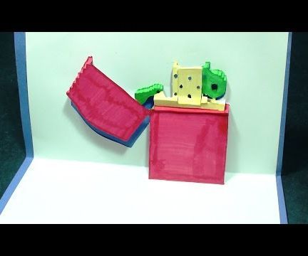 Zippo Lighter Pop Up Card Kirigami | Free Template!
