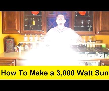 How to Make a 3,000 Watt Sun