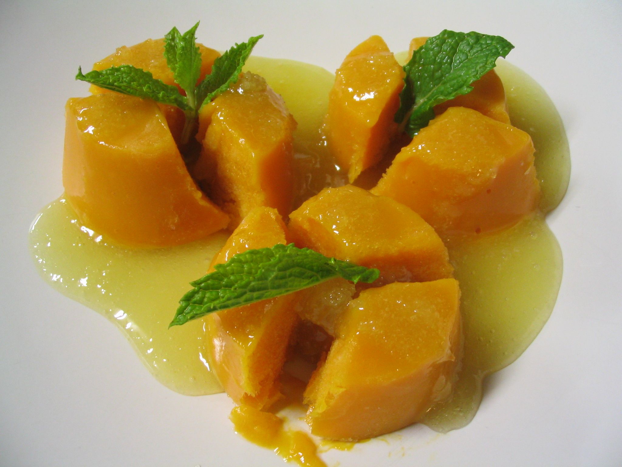 Frozen Ginger Mango