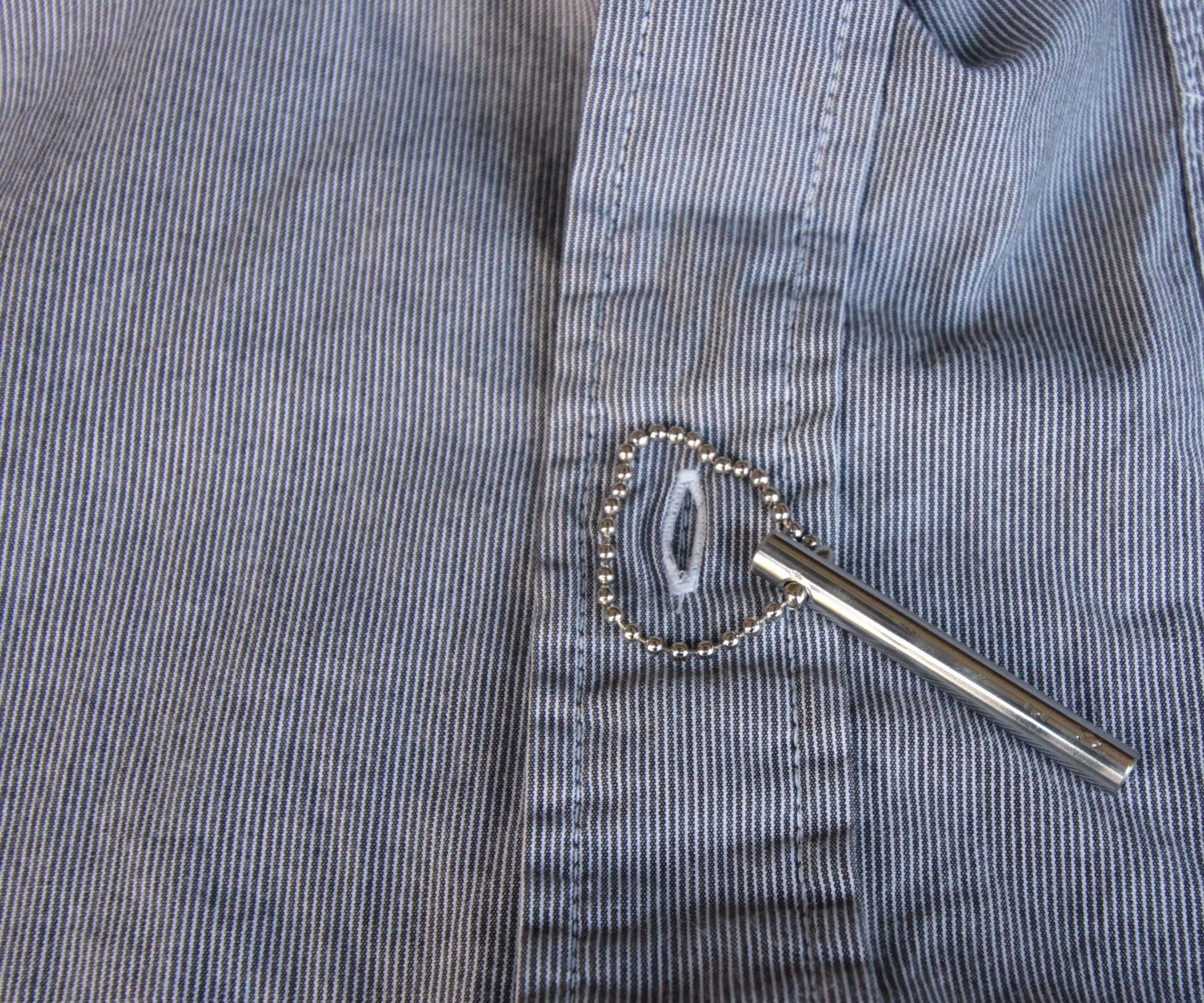 Stainless Steel Buttonhole Puzzle