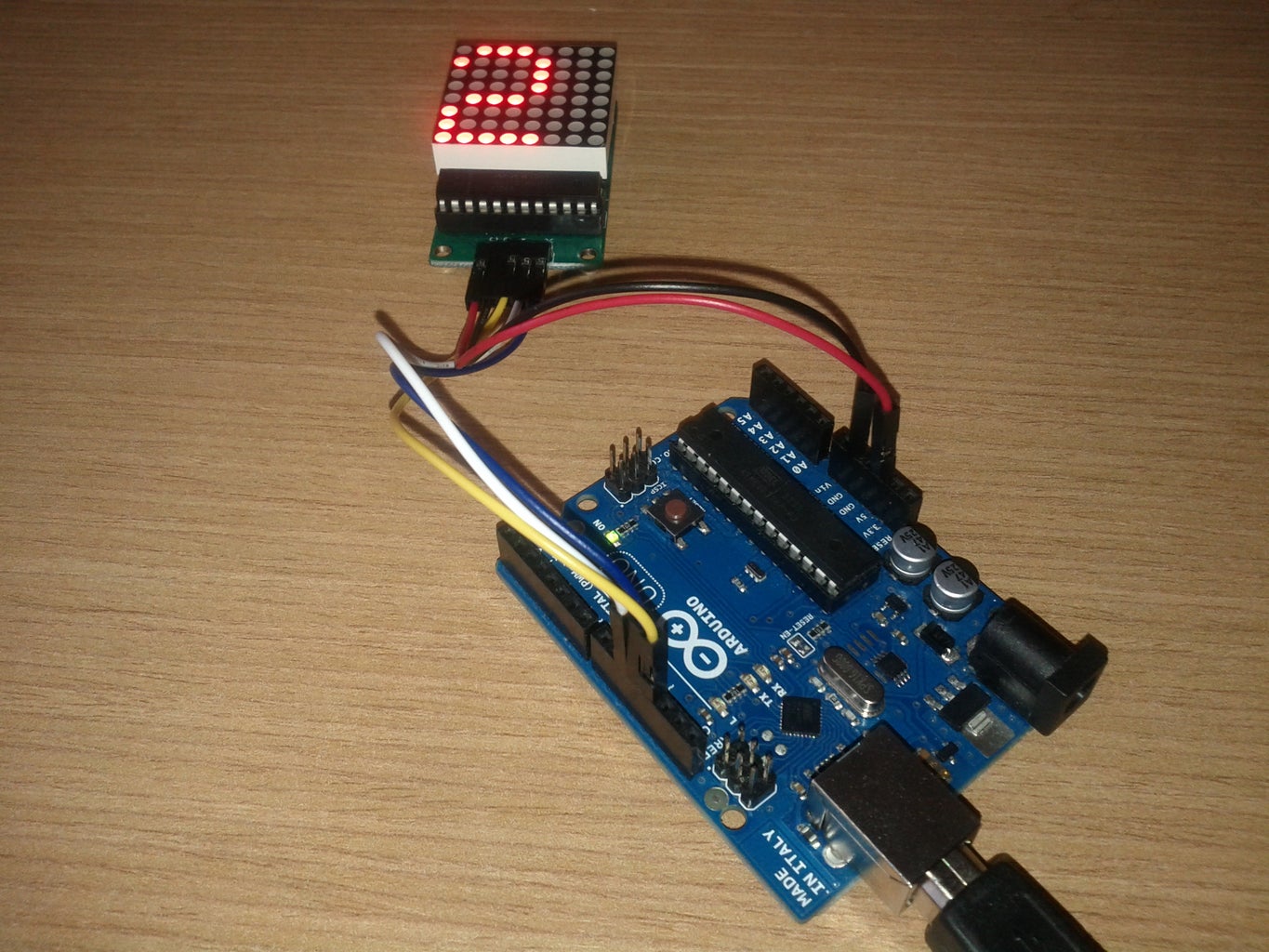 LED Matrix With Arduino : 5 Steps - Instructables