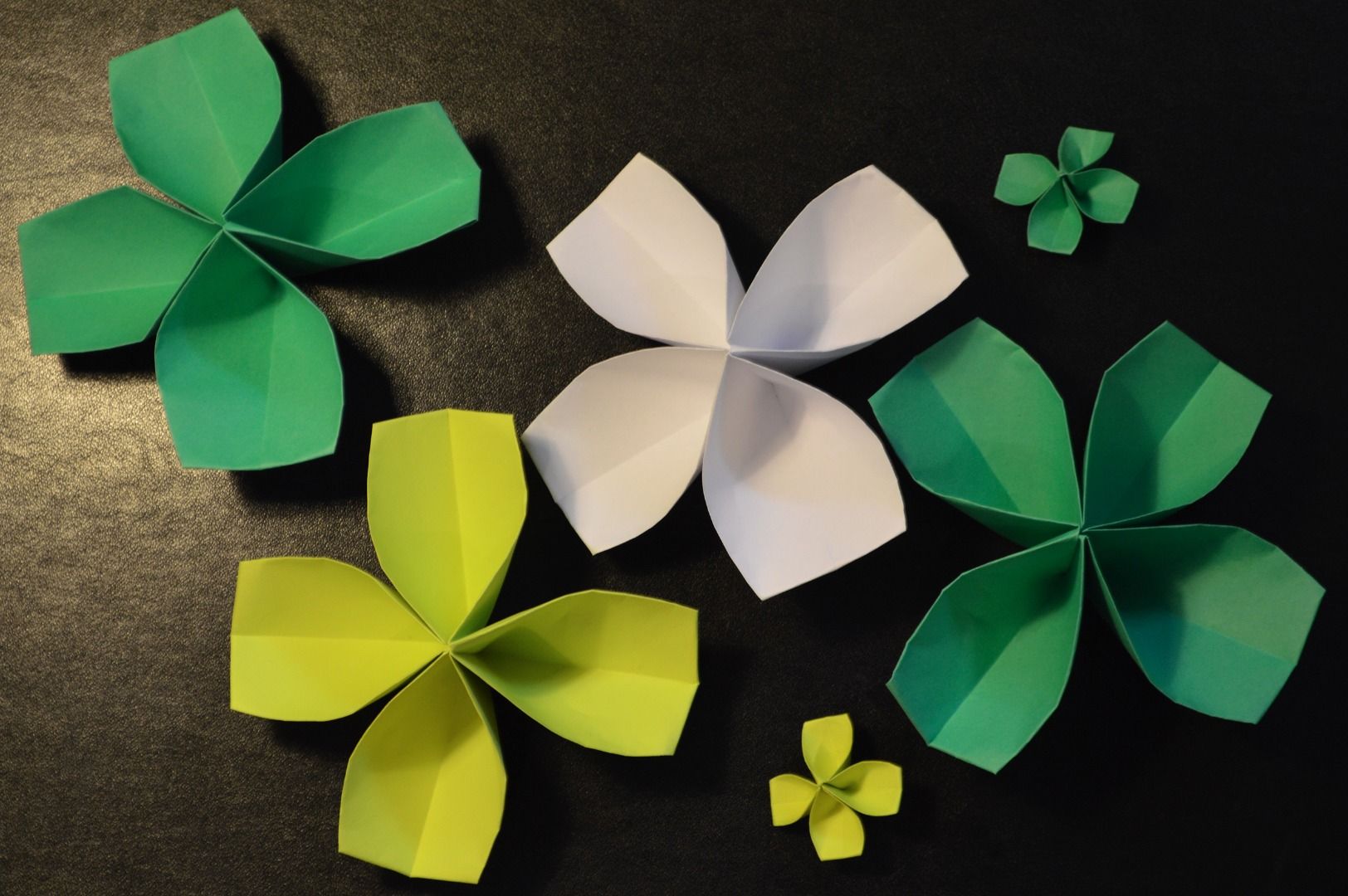 How to Make a Paper FourLeaf Clover Instructables