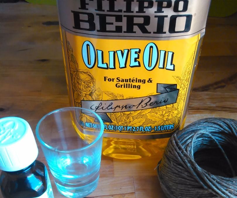 Oil Candle! Cheap and Easy