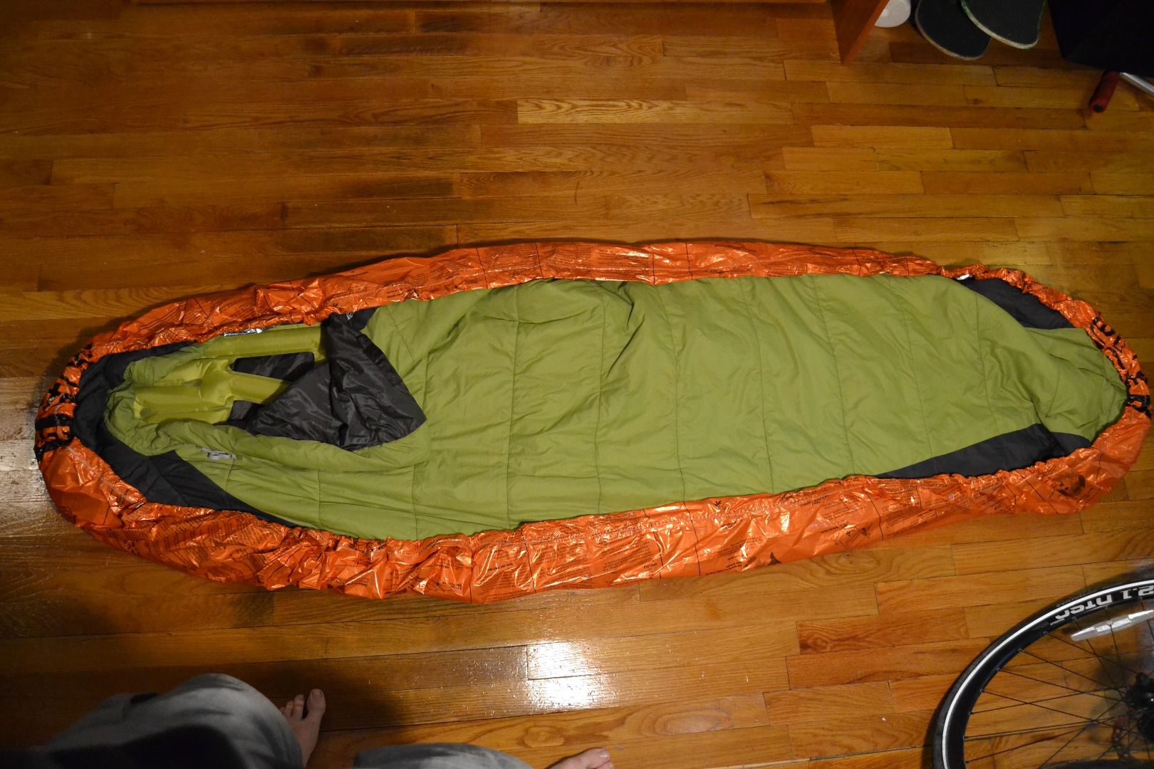 SemiBivy Keep Your Sleeping Bag Dry and Warmer 6 Steps (with