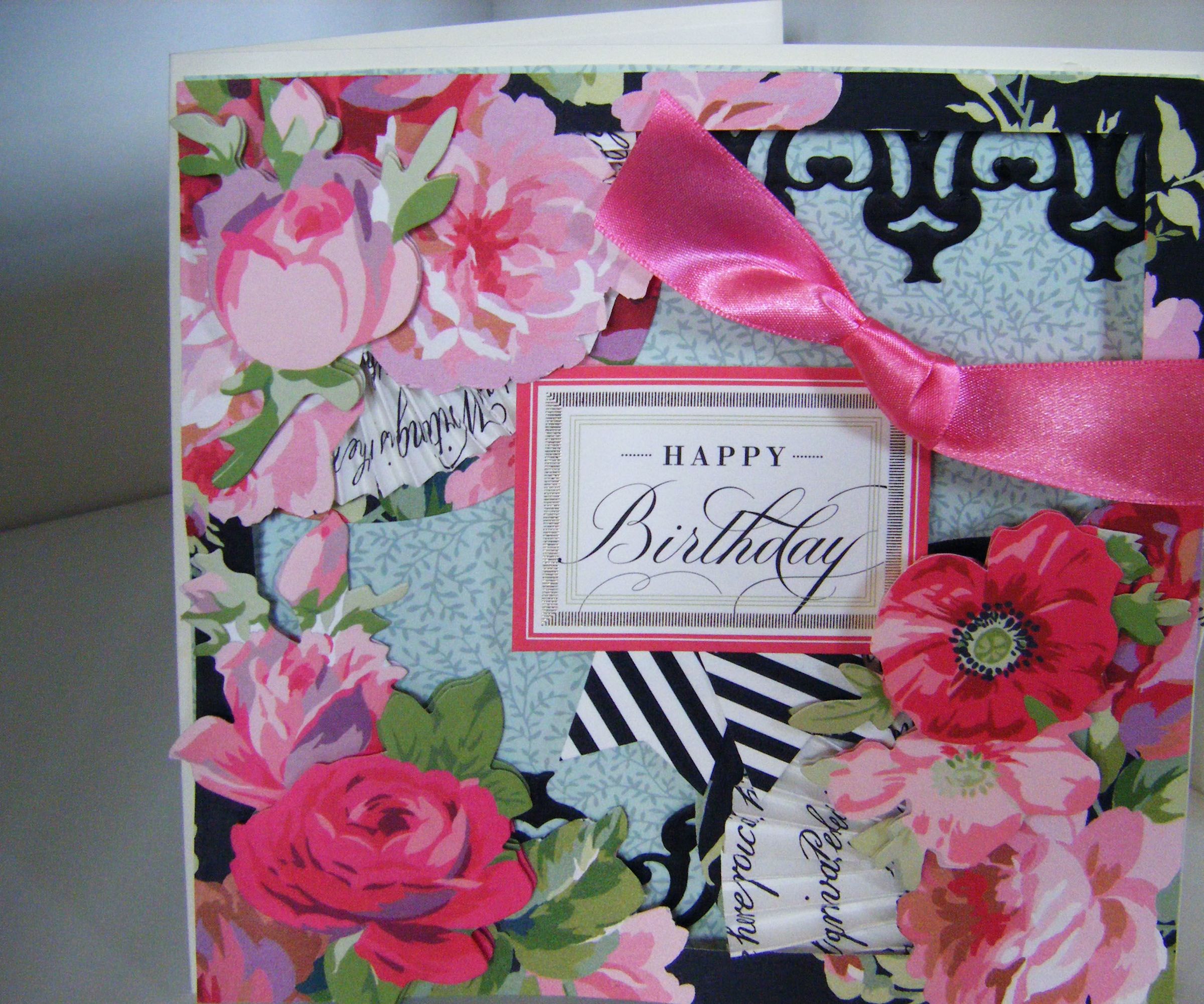 How to Make a Rose Designer Collection Floral Card