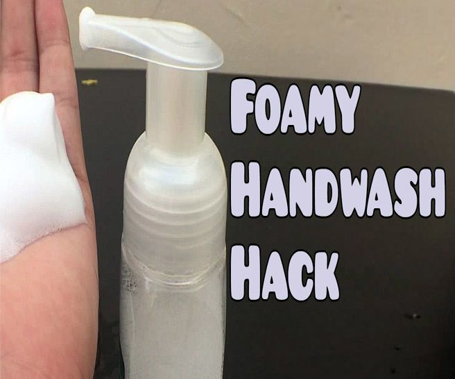 Homemade Foaming Handwash Hack! (Video)