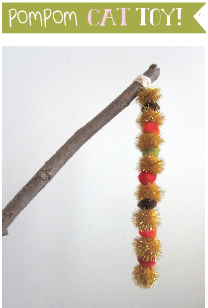 DIY: PomPom Cat Toy