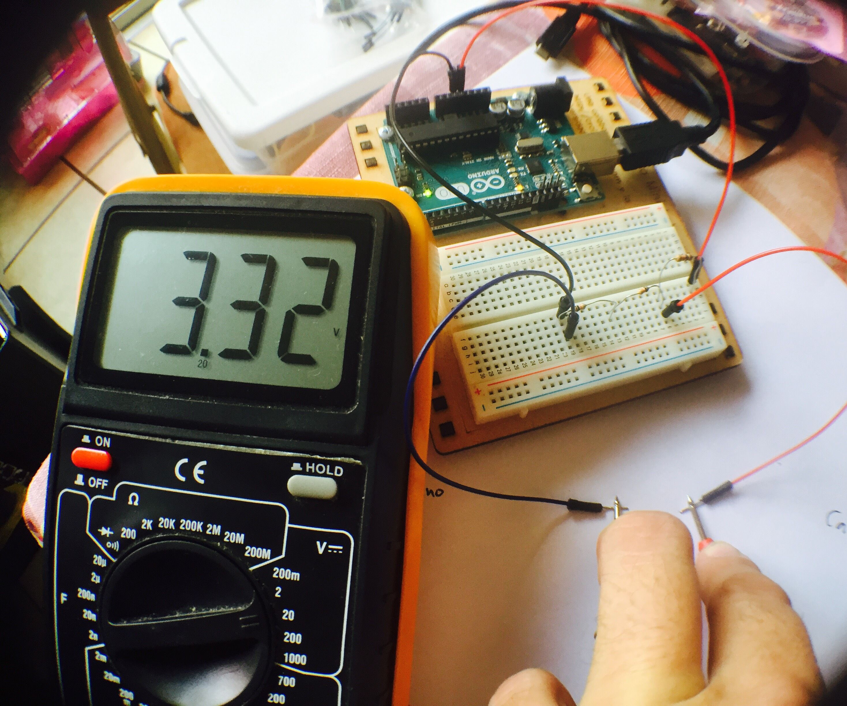 Bajar De 5v a 3.3v (Divisor De Voltaje)