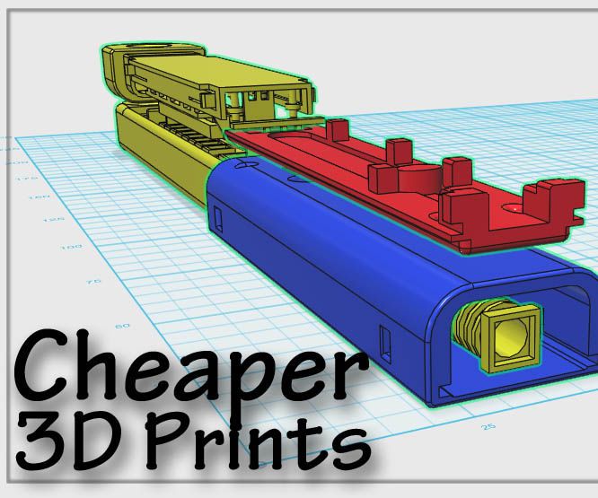 Cheaper 3D Prints