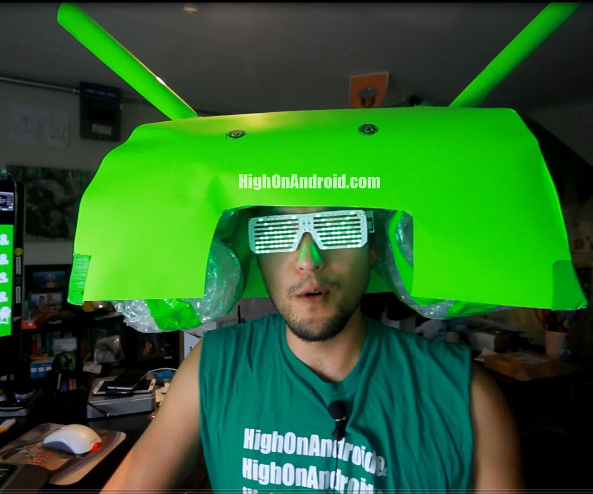 How to Make Android Head Halloween Costume!