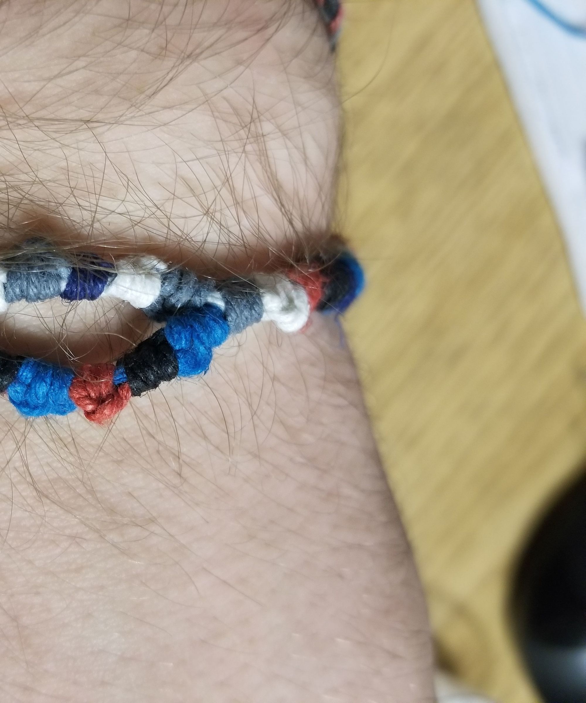 Simple 6 Color Hemp Bracelet