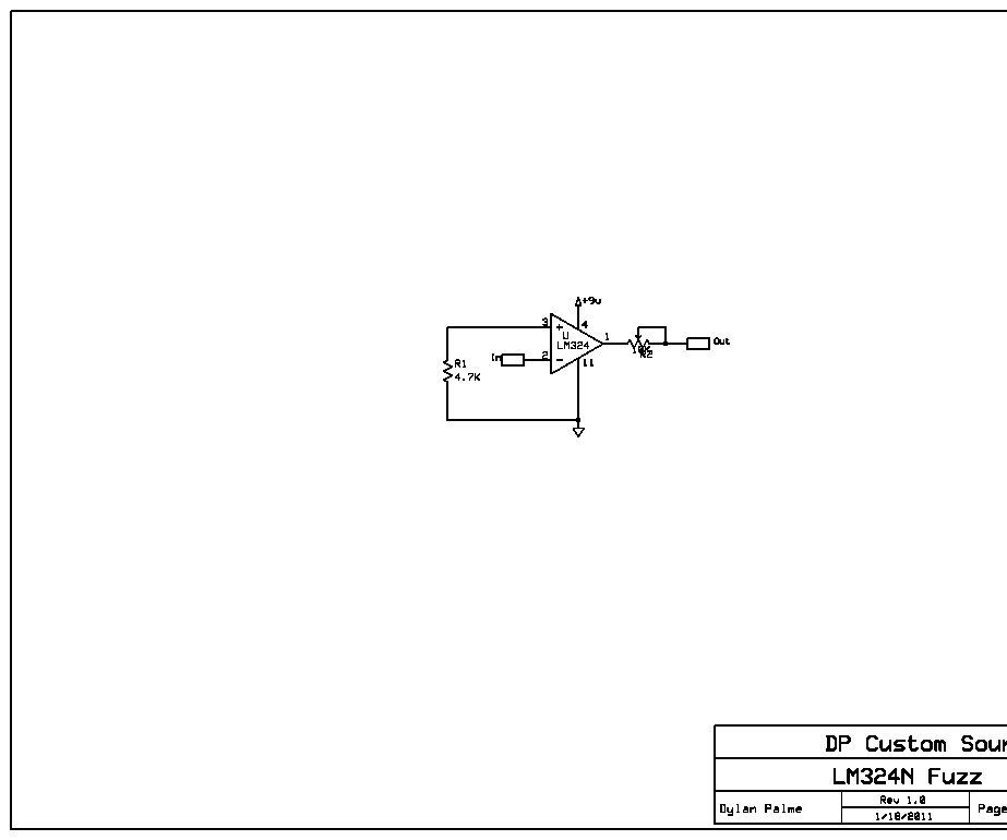 Easy Distortion/Overdrive Pedal