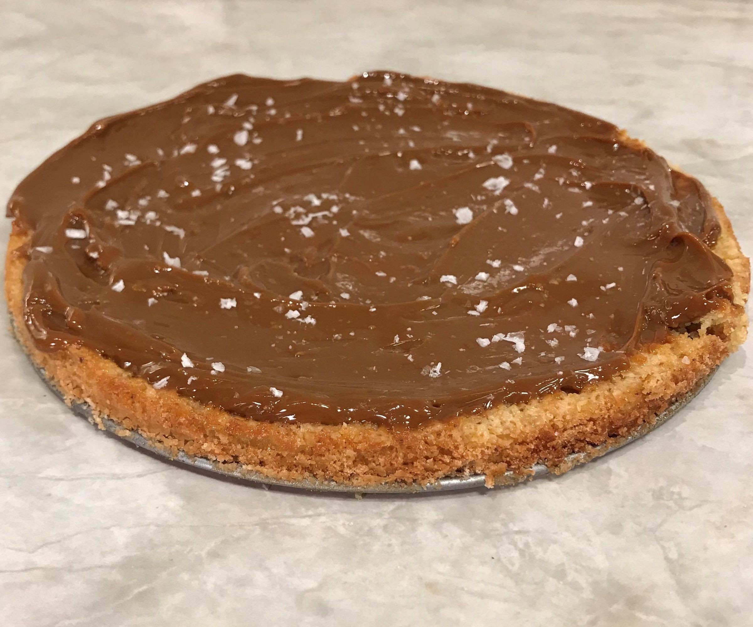 Brown Butter Cake With Salted Caramel Cover