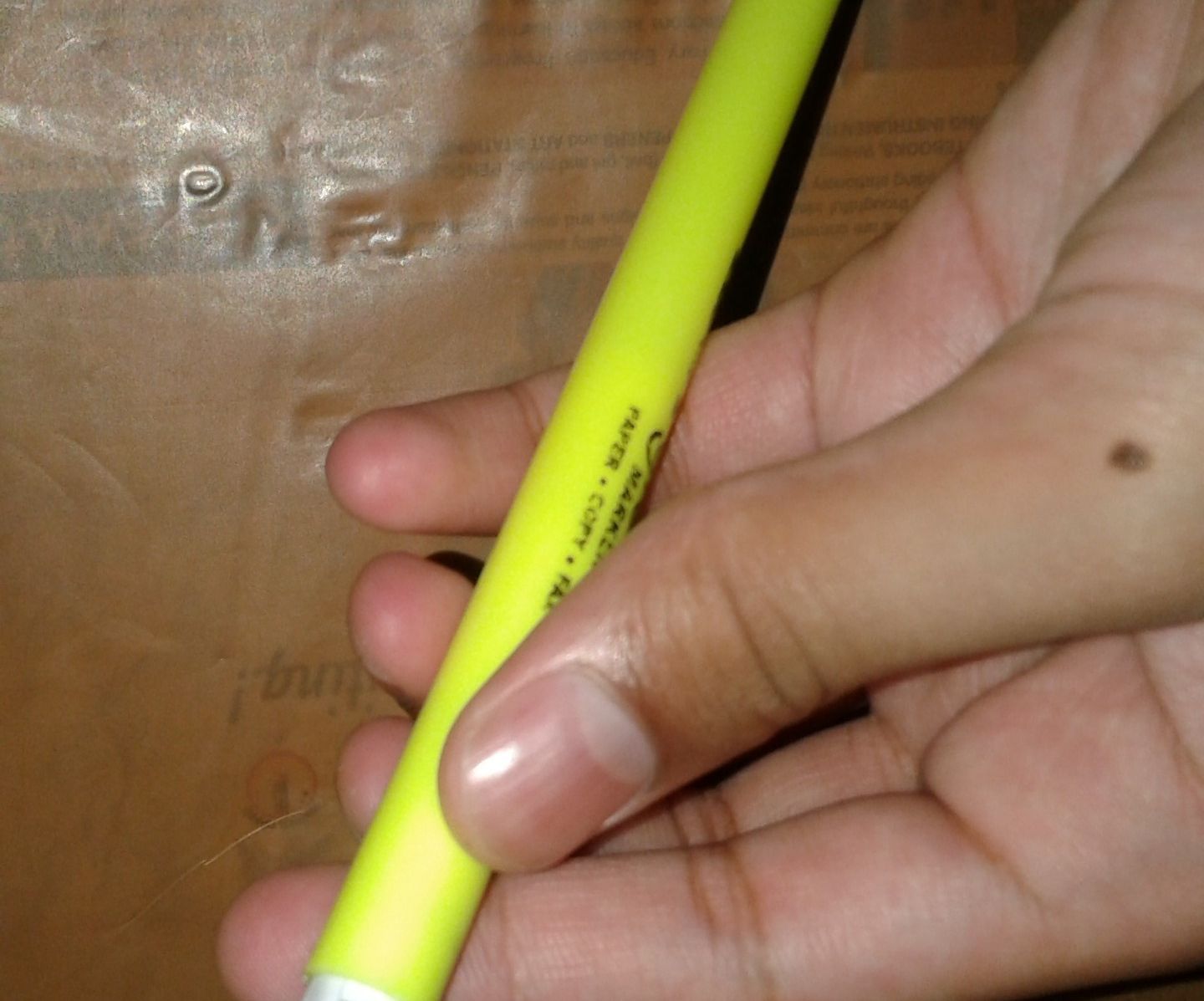 Secret Chit Inside the Pen for Exam. 