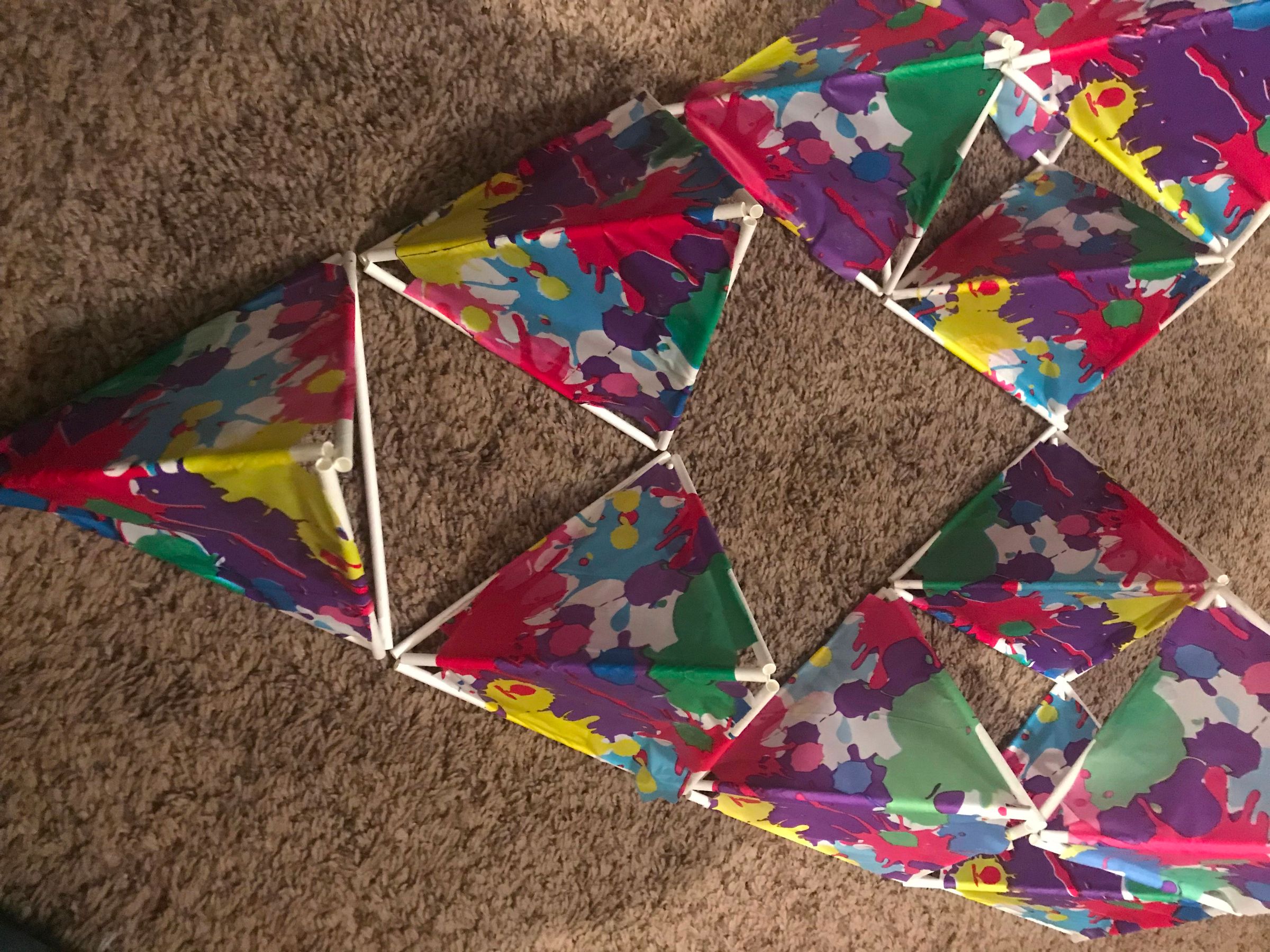 How to Make a Tetrahedral Kite (16Cells) 9 Steps Instructables