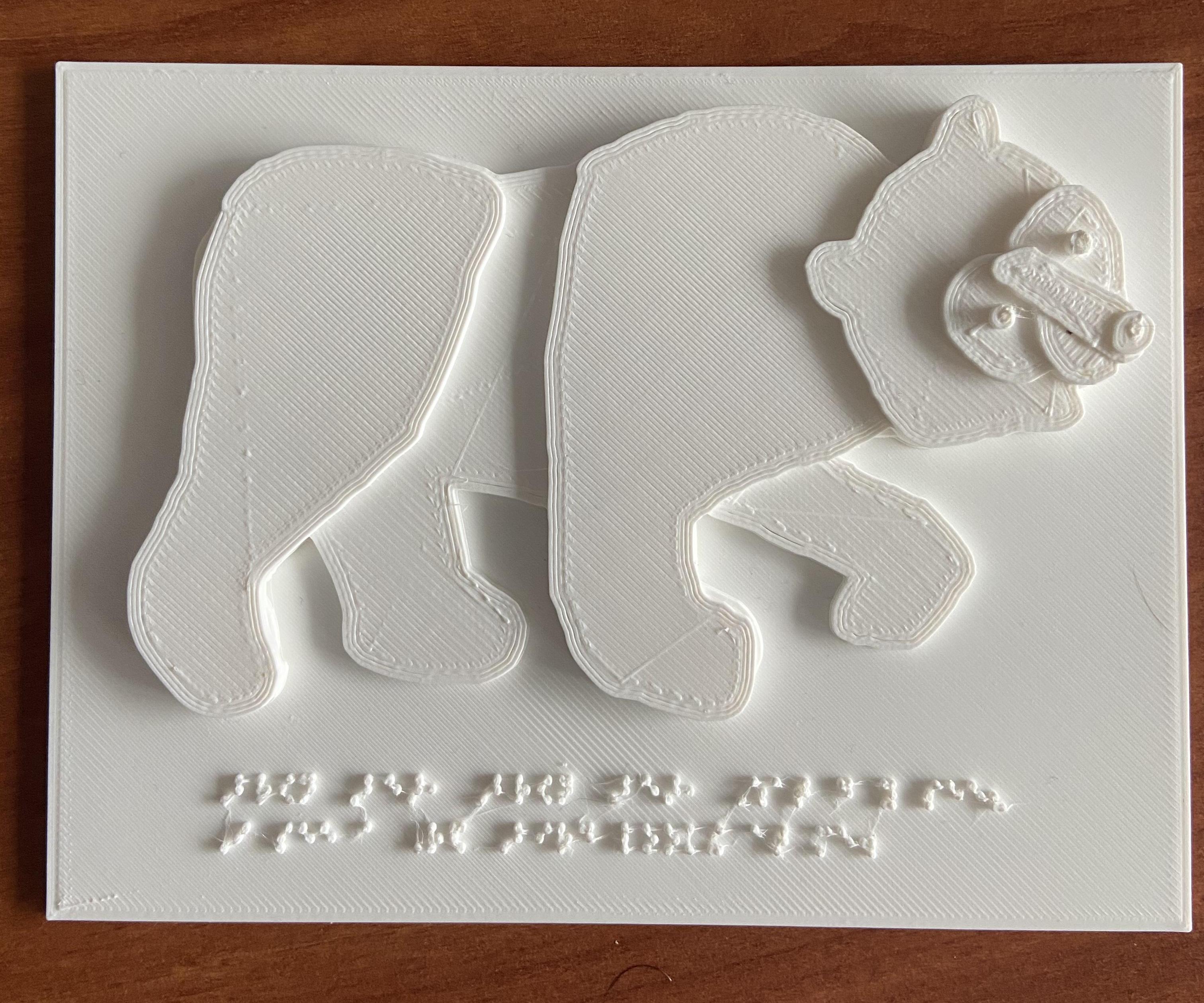 3D Picture Book - Visual Impairments