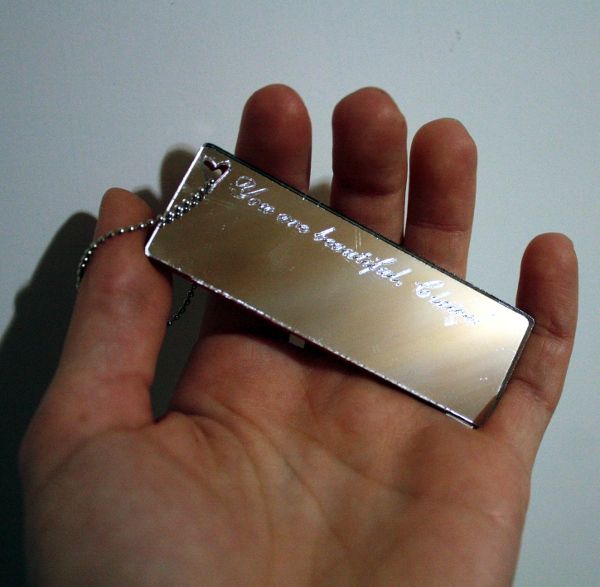 Here's Looking at You Kid. Make a One of a Kind Valentines Pocket Mirror.