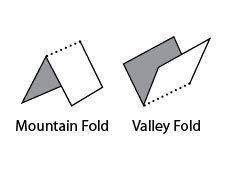 Mountain and Valley Folds + Connecting Pieces