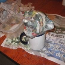 How to Make a Papier Mache Head Puppet : 7 Steps (with Pictures ...